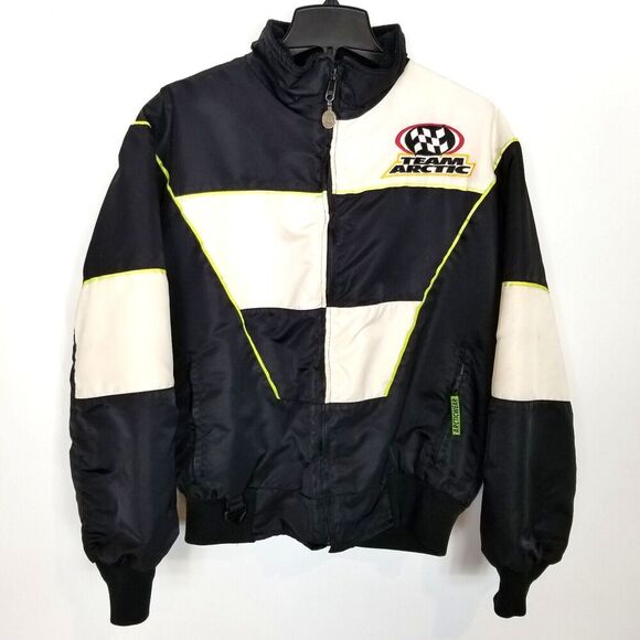 Arctic Cat Arcticwear Women Victory Zipout Snowmobile Jacket  L Black Insulated - Picture 1 of 10